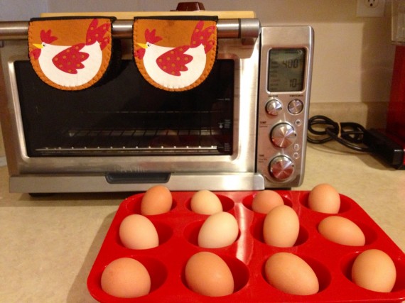 Silicone Muffin Pan to hard-bake my pasture raised organic eggs