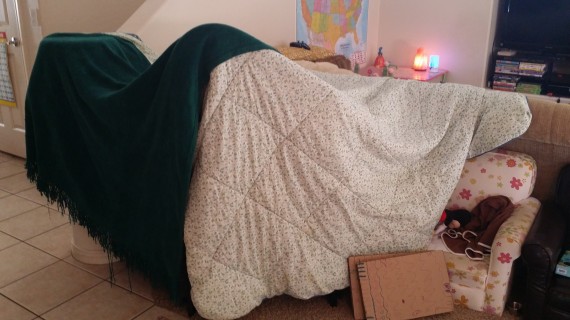 Building forts is always a win.
