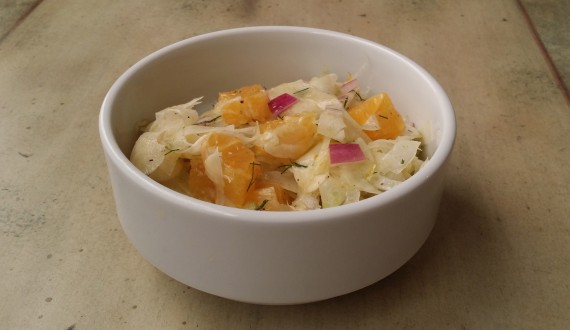 Juicy Refreshing Fennel Orange Salad - Ready to dive in.