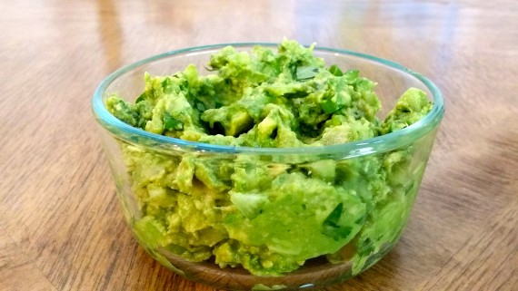 Guacamole - such an easy lunch.