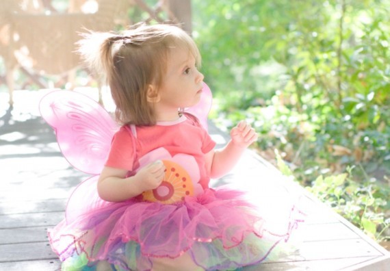 16 months old as a fairy while traveling to Sedona, AZ for Halloween.