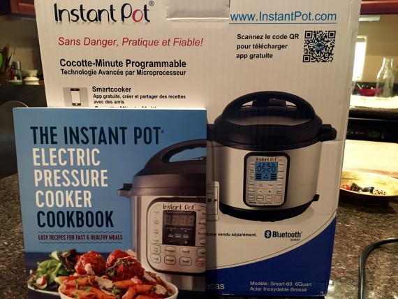 My new BFF in the kitchen - Instant Pot Smart. Book sold separately. 
