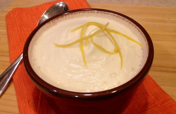 Velvety Lemon Butter Cauliflower Soup