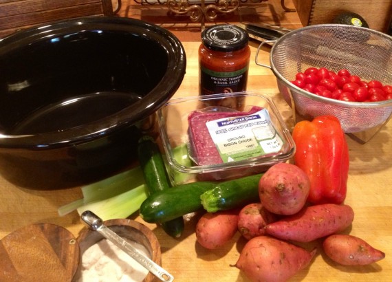 A simple handful of ingredients to make a wonderful stew.