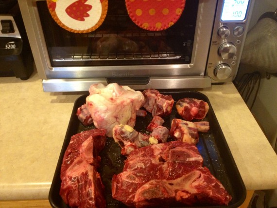 Top Left: Cow Knuckle. Top Right: Oxtails. Bottom: Soup Bones w Meat. All grass fed.