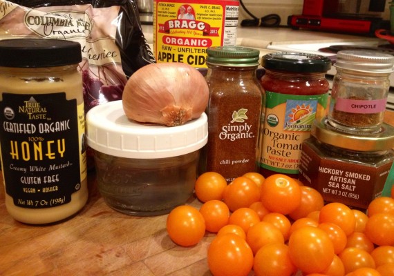 Ingredients for Cherry BBQ Sauce
