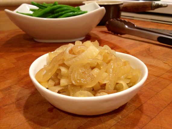 Slow cooker caramelized onions.