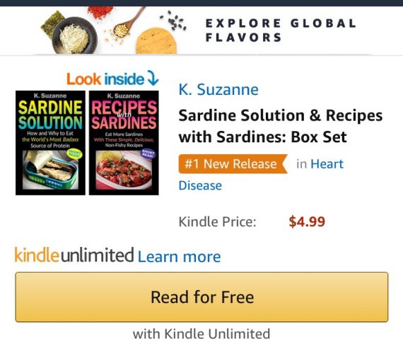 Boxed Set - Sardine Solution & Recipes with Sardines books
