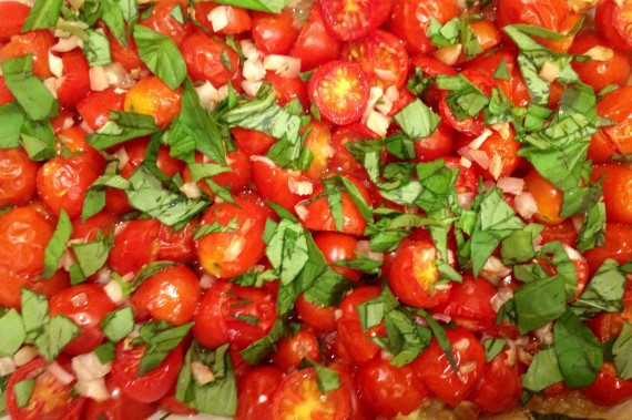Basil Tomatoes Provecal