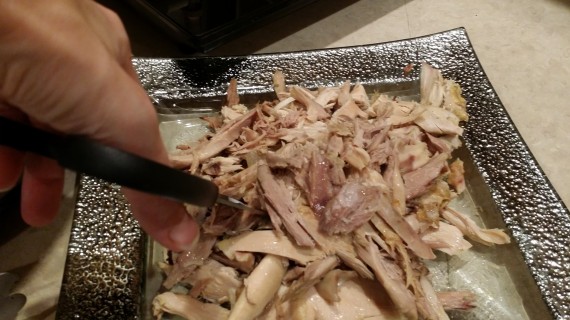 I like my chicken in chunks vs shredding for soup.