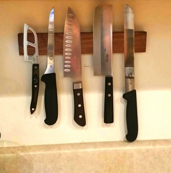 My little knife collection (sans my ceramic knives).