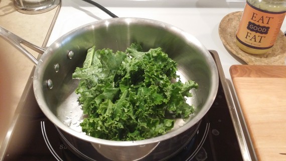 Kale is ready to easily add to any dish or cook up on their own in ghee.