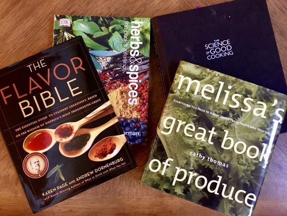 Books to improve cooking skills.