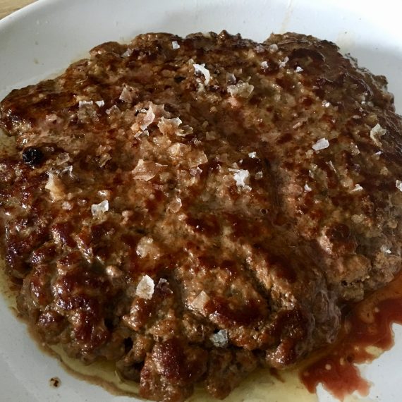 Frugal Carnivore Diet - Beef Patty with Sea Salt