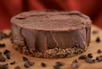 Raw Vegan Chocolate Peppermint Hemp Cheesecake